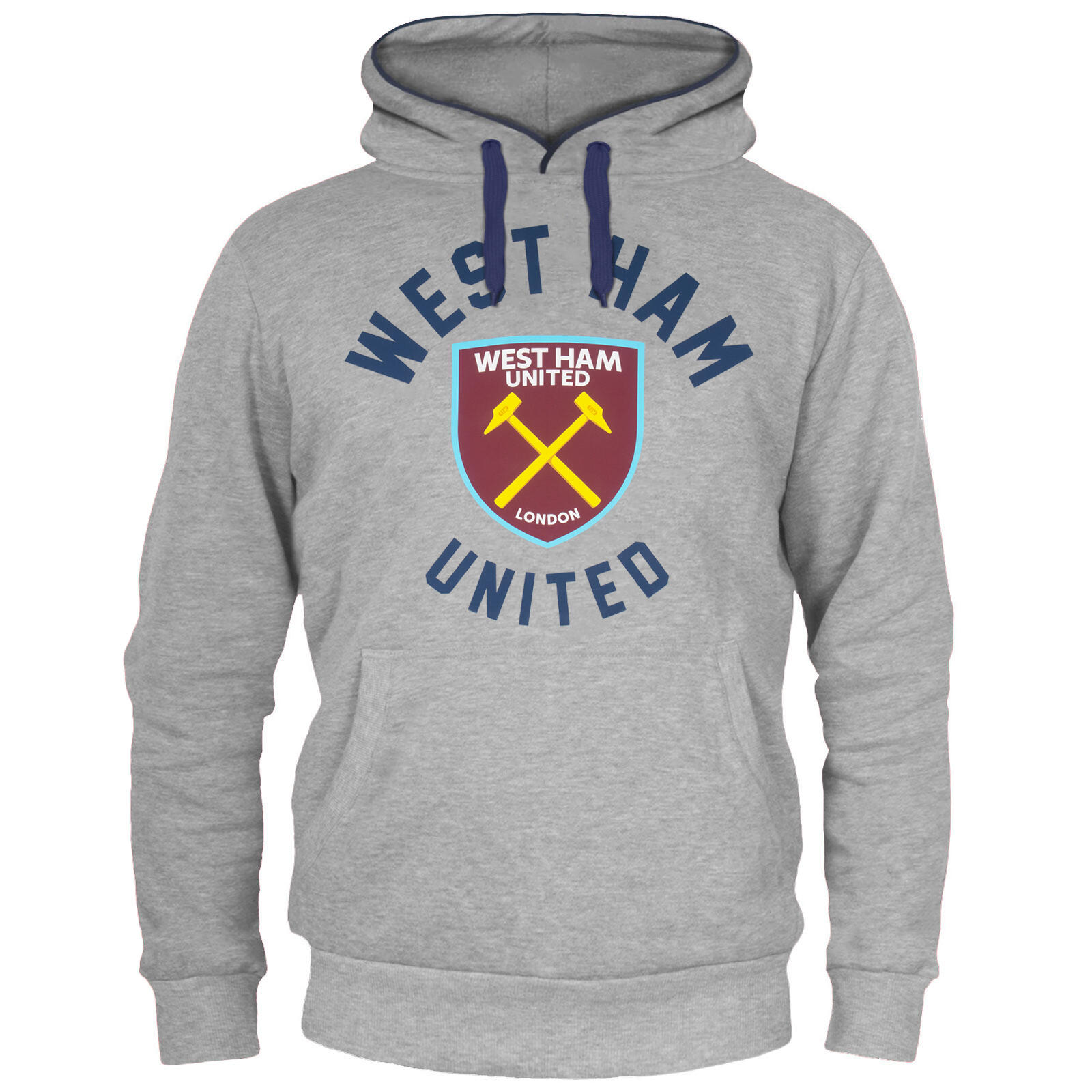 WEST HAM UNITED West Ham United Mens Hoody Fleece Graphic OFFICIAL Football Gift