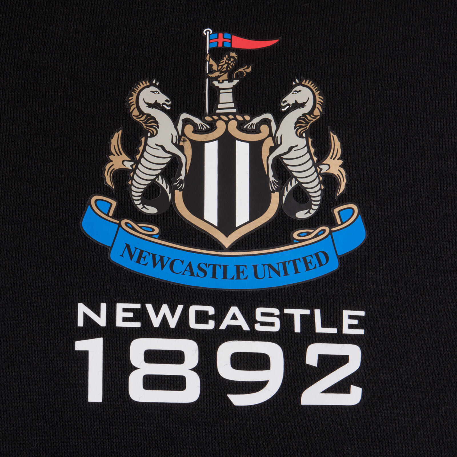 Newcastle United Mens Hoody Zip Fleece OFFICIAL Football Gift 2/2