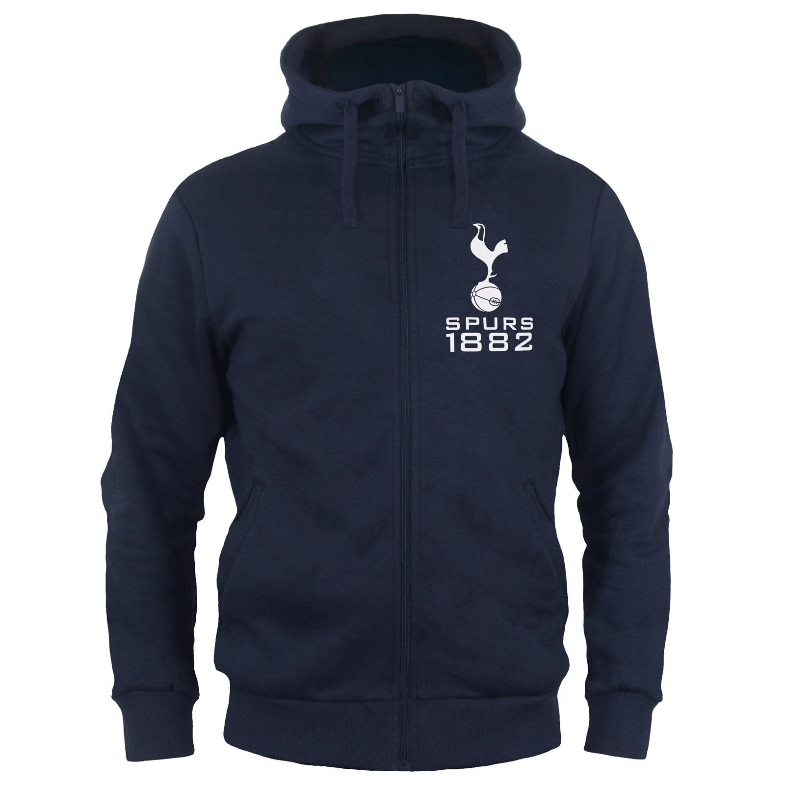 Tottenham Hotspur Mens Hoody Zip Fleece OFFICIAL Football Gift 1/3