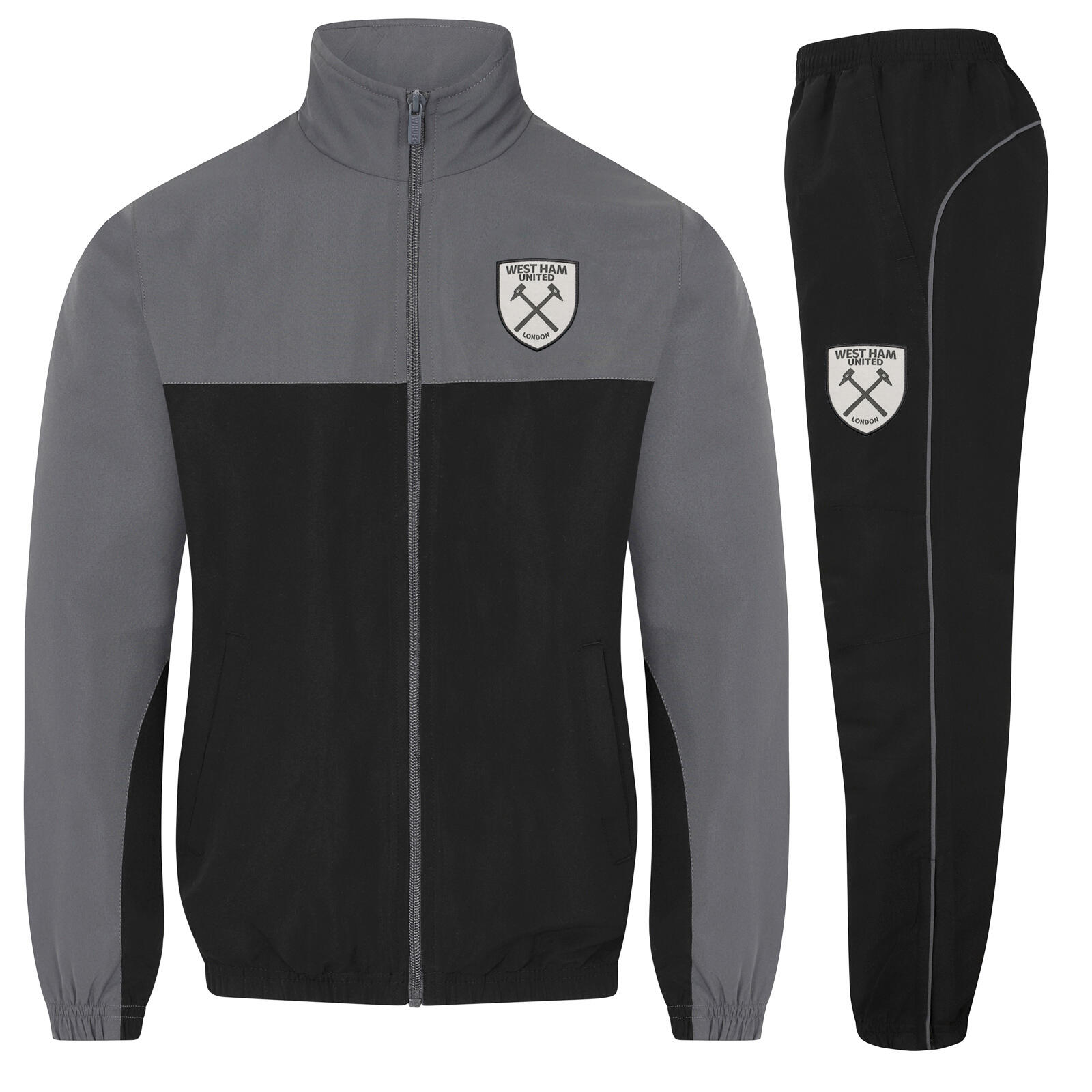 West Ham United Boys Tracksuit Jacket & Pants Set Kids OFFICIAL Football Gift 1/7