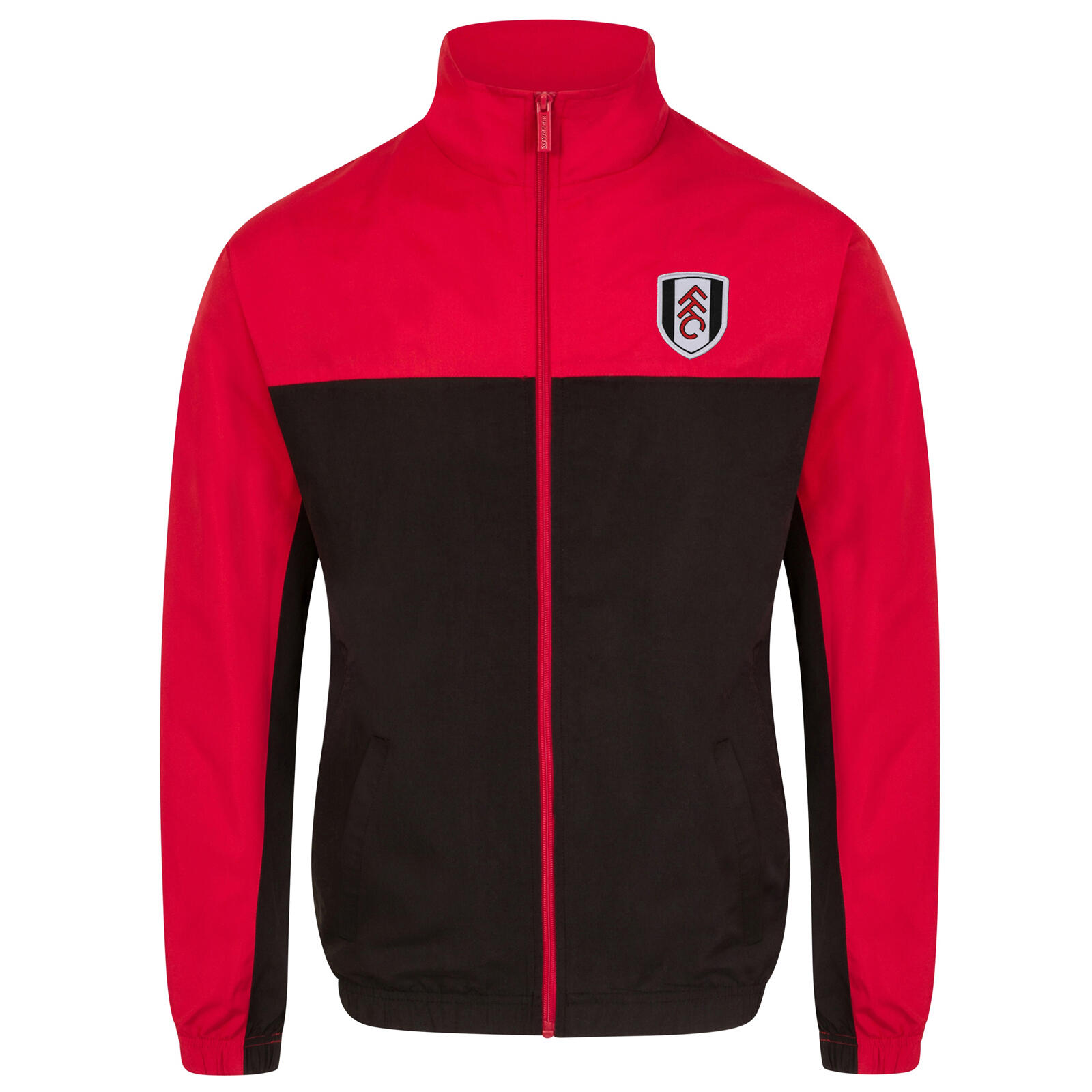 Fulham FC Mens Tracksuit Jacket & Pants Set OFFICIAL Football Gift 2/5