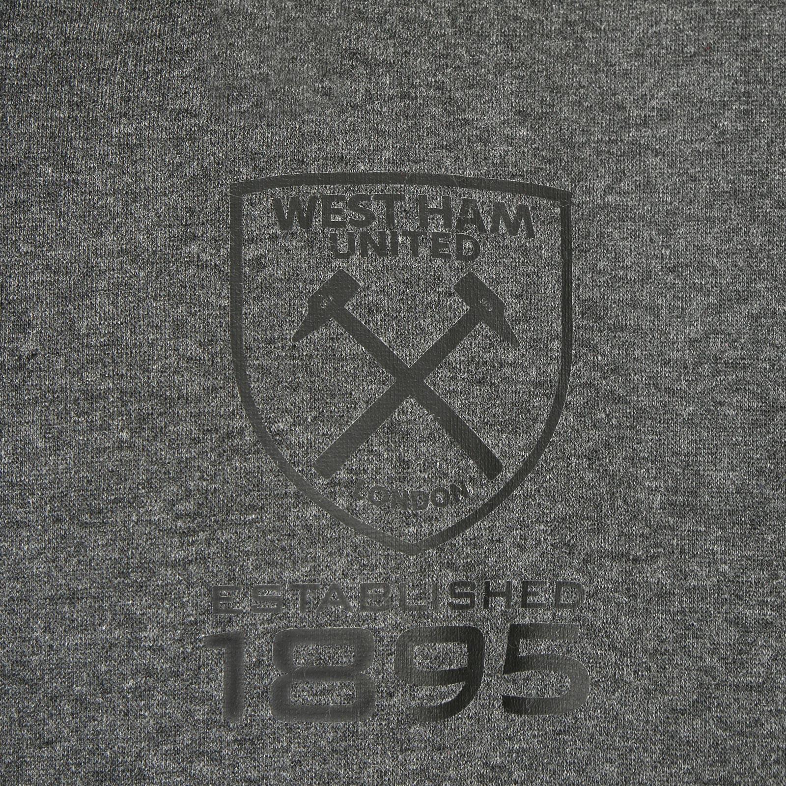 West Ham United Mens Hoody Zip Fleece OFFICIAL Football Gift 2/3