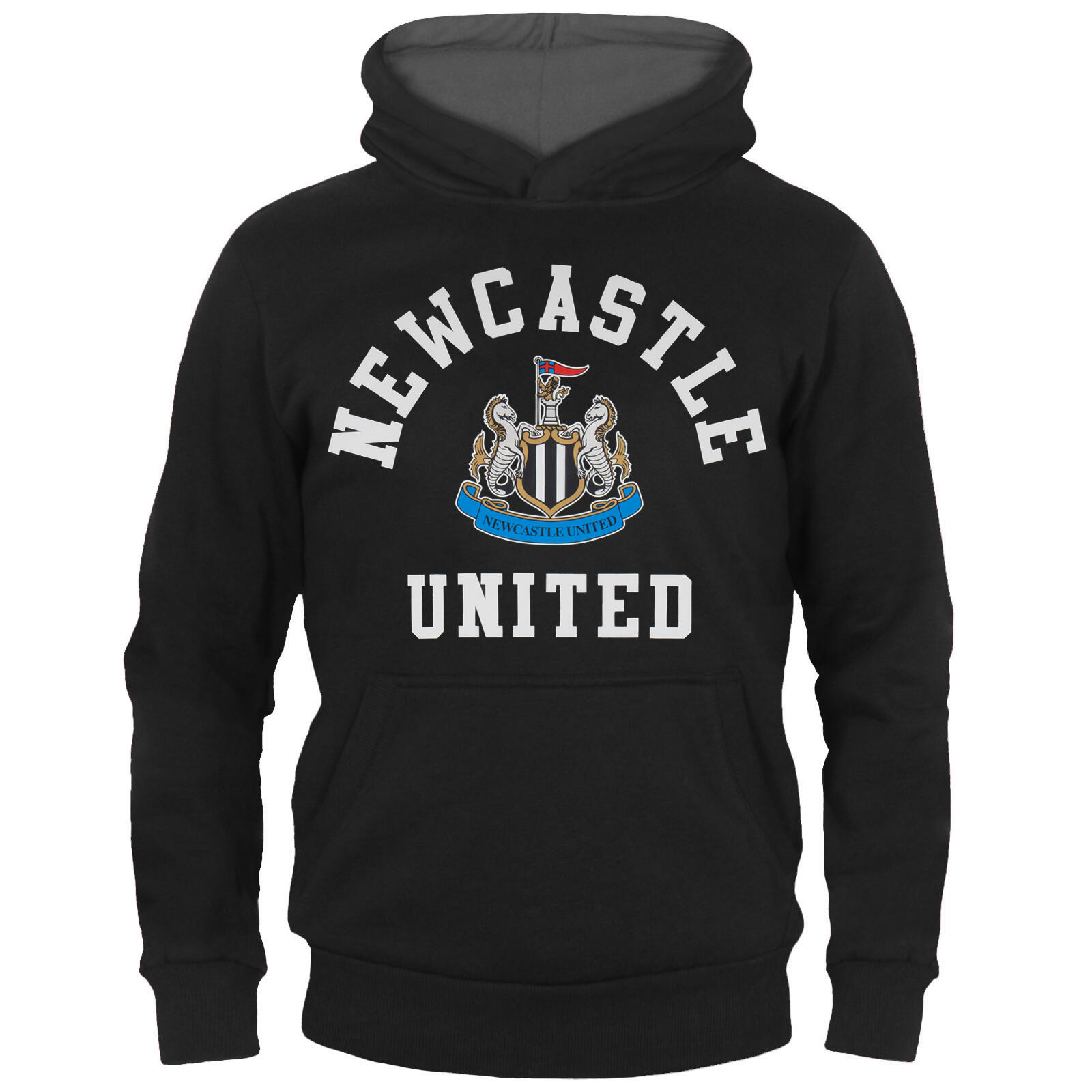 NEWCASTLE UNITED Newcastle United FC Boys Hoody Fleece Graphic OFFICIAL Football Gift