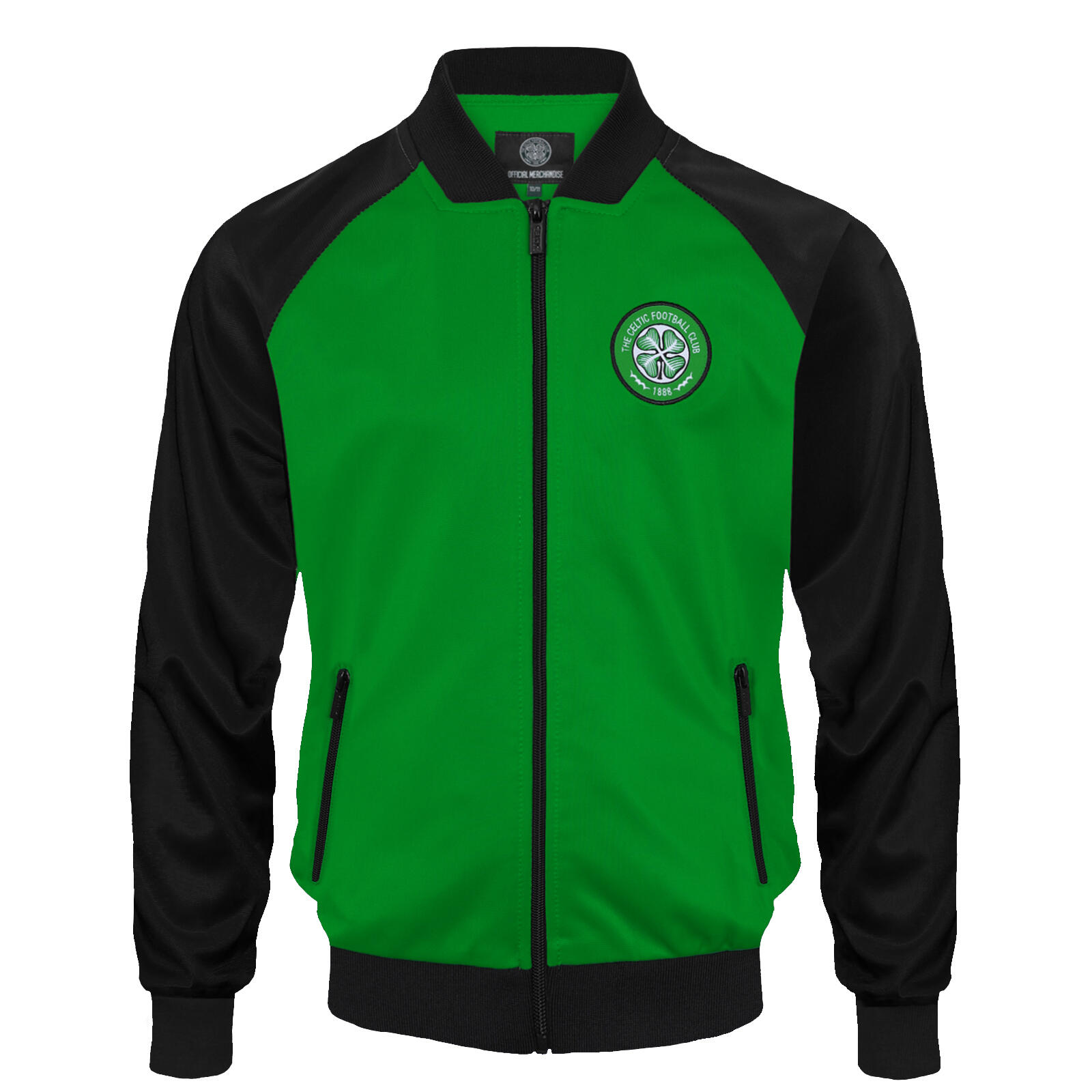 CELTIC FC Celtic FC Mens Jacket Track Top Retro OFFICIAL Football Gift