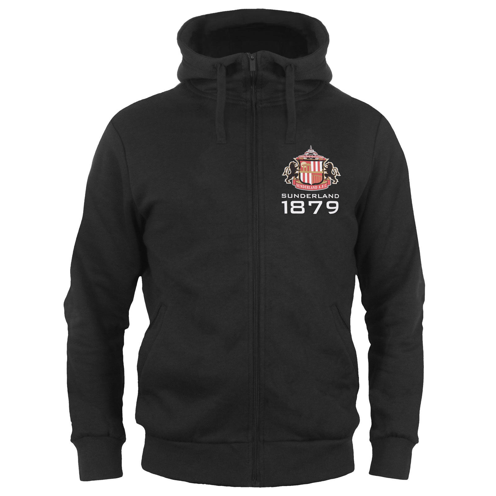 SUNDERLAND AFC Sunderland AFC Mens Hoody Zip Fleece OFFICIAL Football Gift