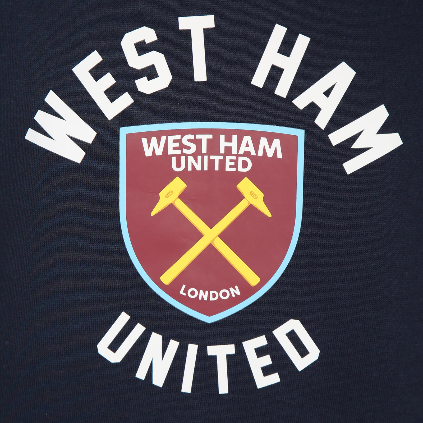 West Ham United Boys Hoody Fleece Graphic Kids OFFICIAL Football Gift 2/2