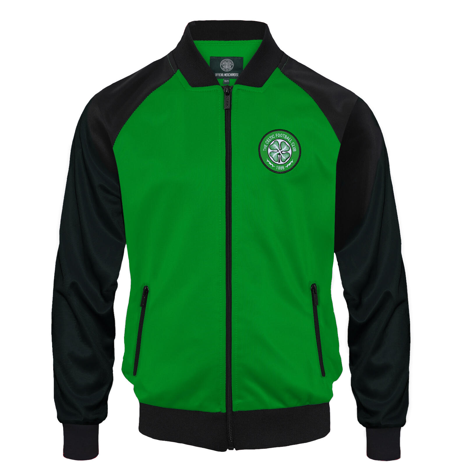 Celtic FC Boys Jacket Track Top Retro Kids OFFICIAL Football Gift