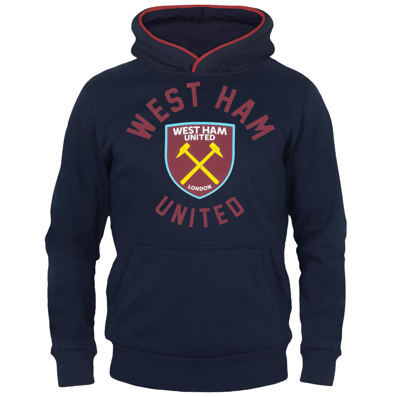 West Ham United Boys Hoody Fleece Graphic Kids OFFICIAL Football Gift 1/2