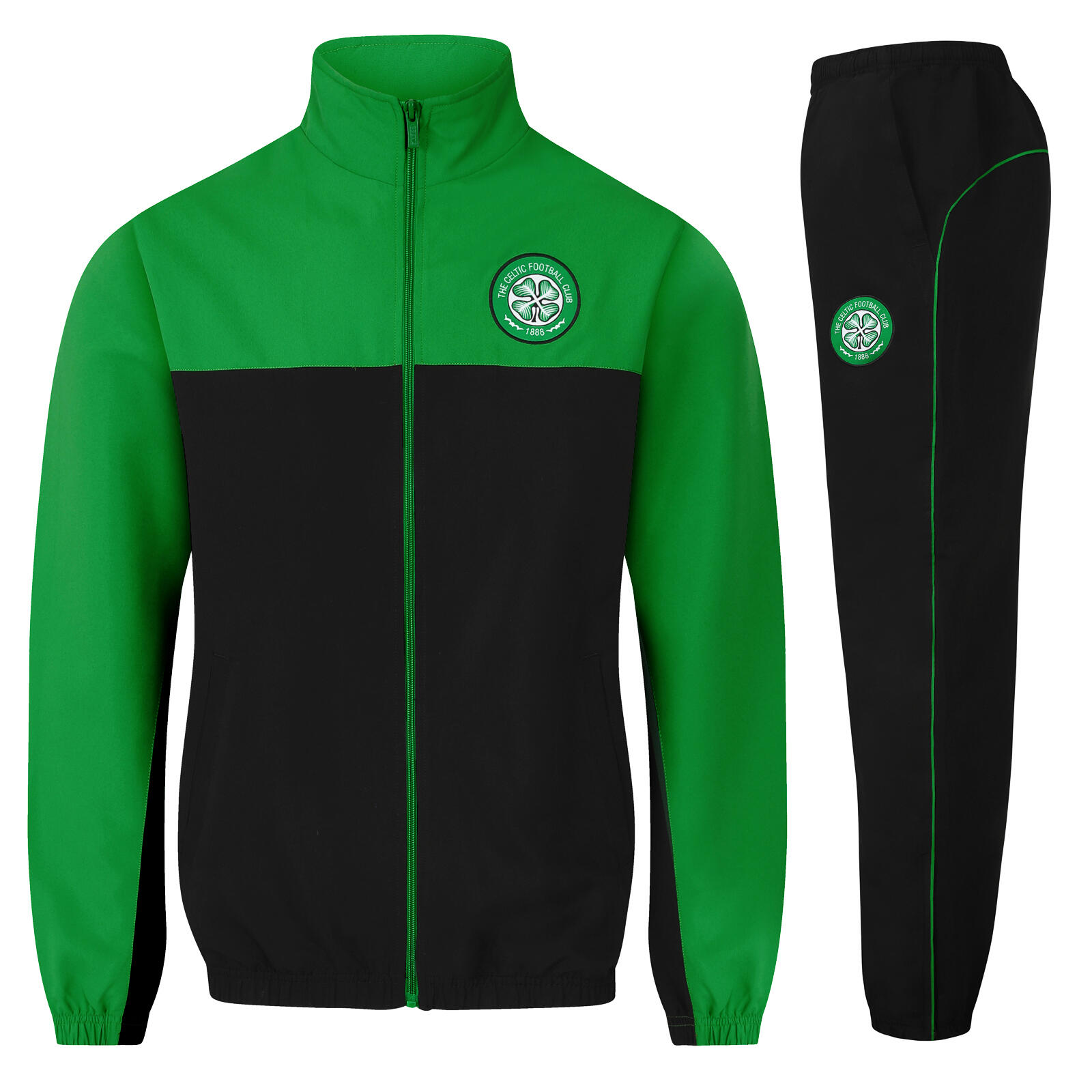 CELTIC FC Celtic FC Mens Tracksuit Jacket & Pants Set OFFICIAL Football Gift