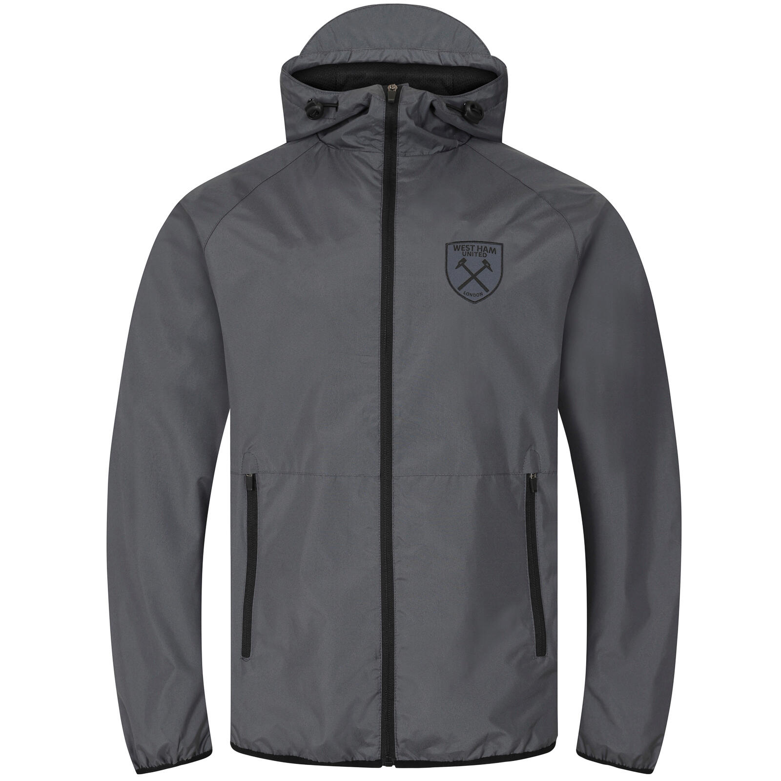 WEST HAM UNITED West Ham United Mens Jacket Shower Windbreaker OFFICIAL Football Gift