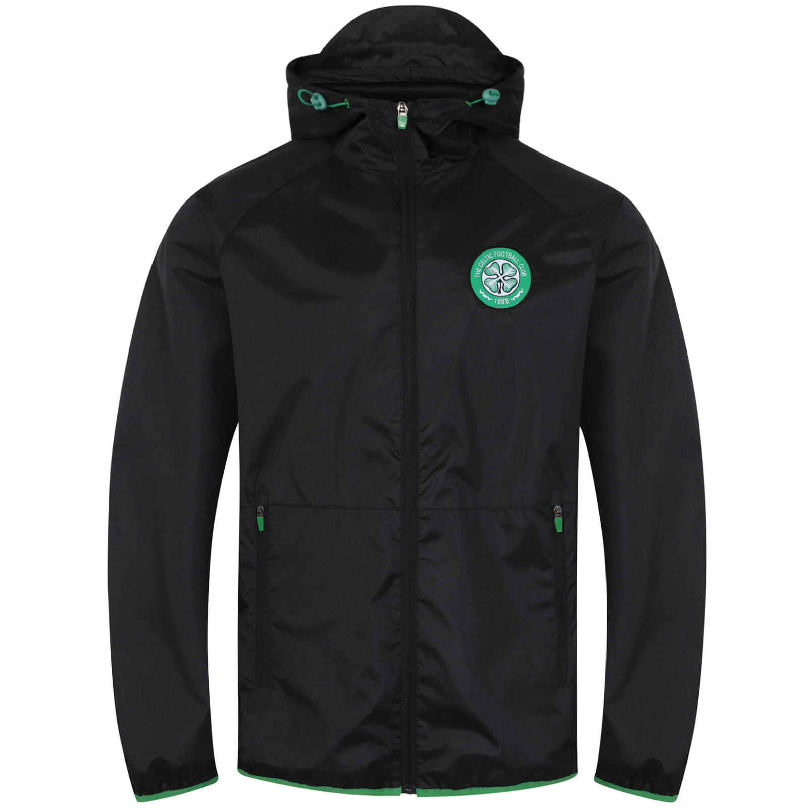 CELTIC FC Celtic FC Mens Jacket Shower Windbreaker OFFICIAL Football Gift