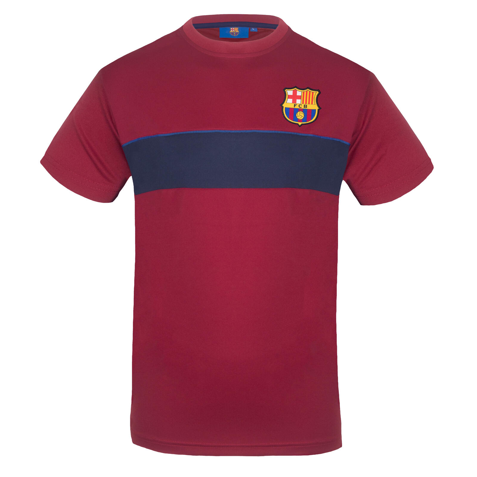 FC BARCELONA FC Barcelona Mens Official T-Shirt Poly Training Kit Football Gift