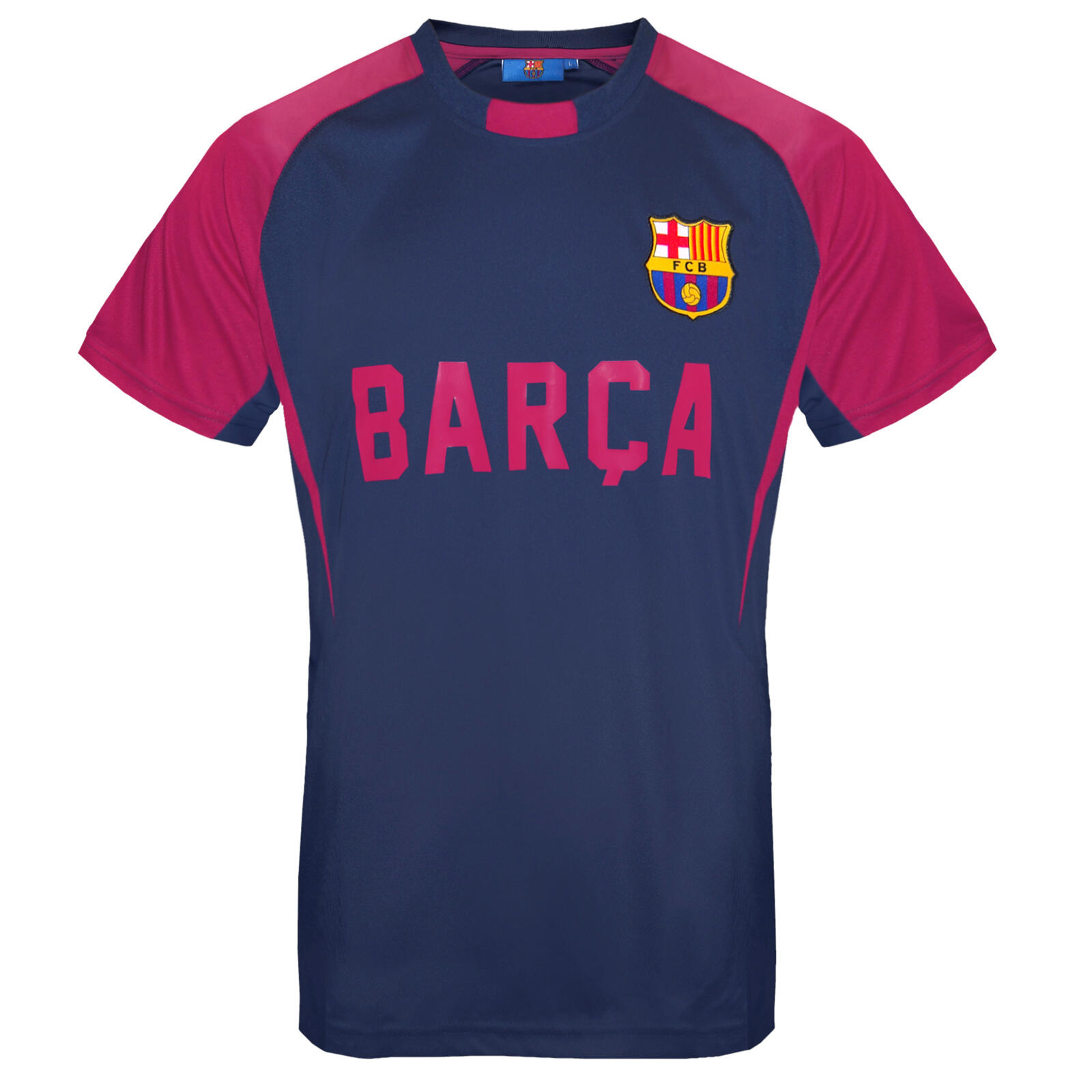 FC BARCELONA FC Barcelona Mens Official T-Shirt Poly Training Kit Football Gift