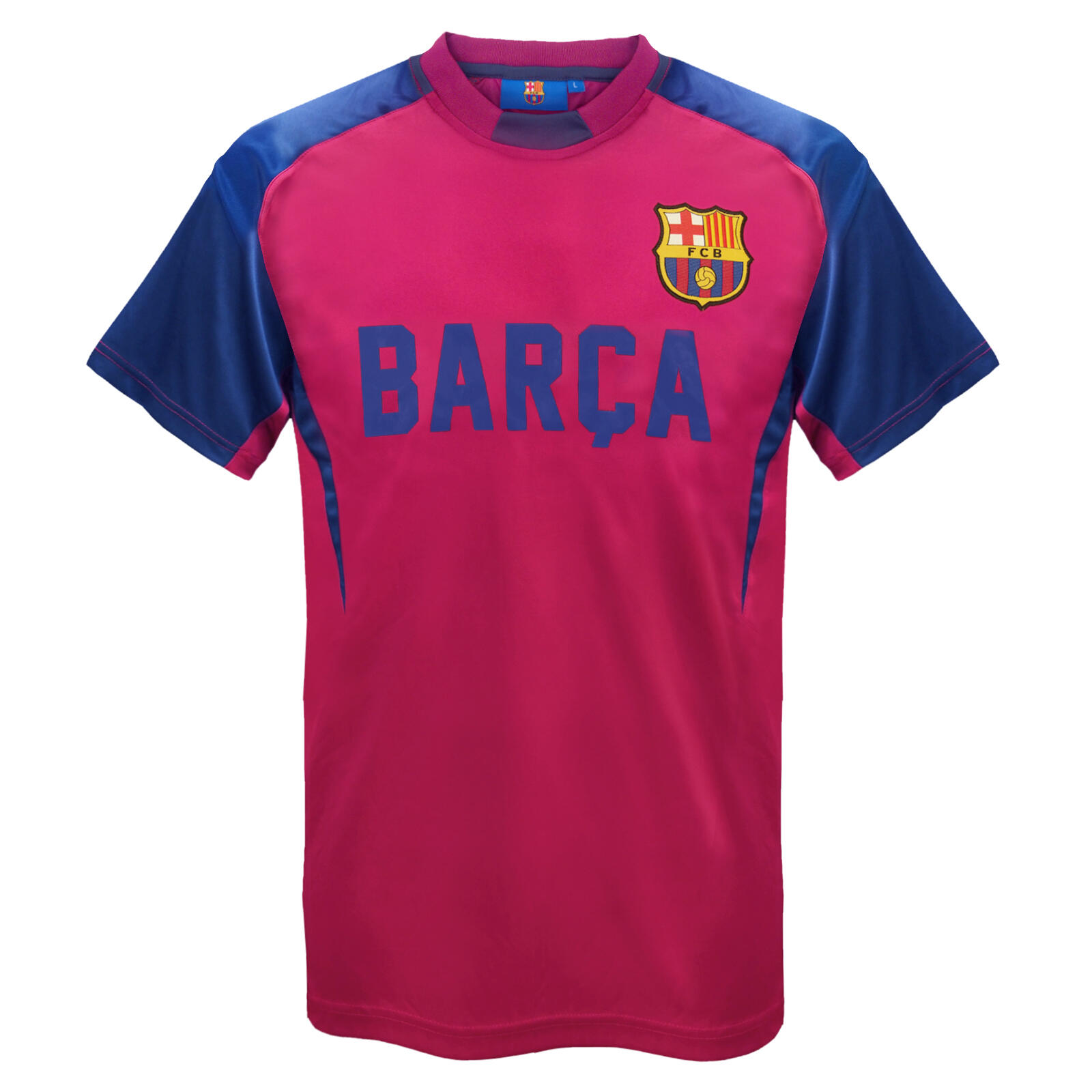 FC BARCELONA FC Barcelona Mens Official T-Shirt Poly Training Kit Football Gift