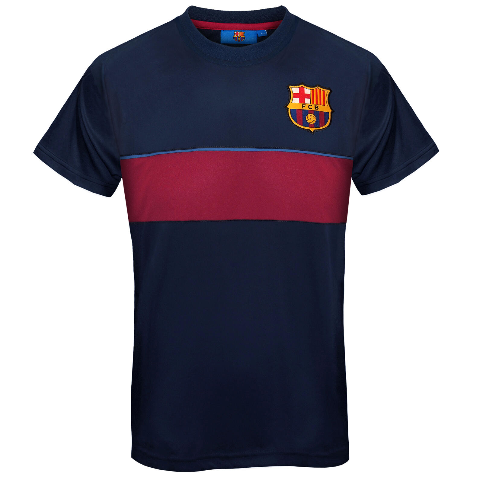 FC BARCELONA FC Barcelona Mens Official T-Shirt Poly Training Kit Football Gift