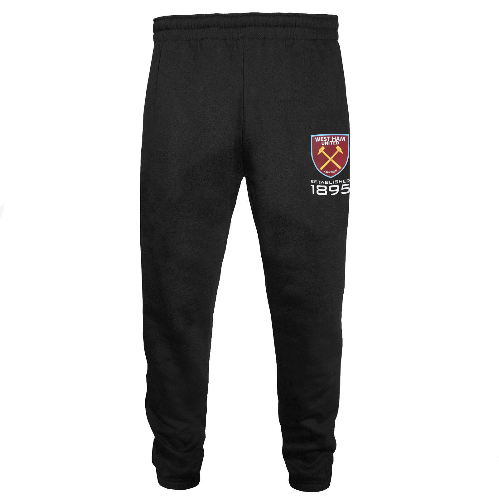 WEST HAM UNITED West Ham United Boys Joggers Jog Pants Slim Fit Fleece OFFICIAL Football Gift