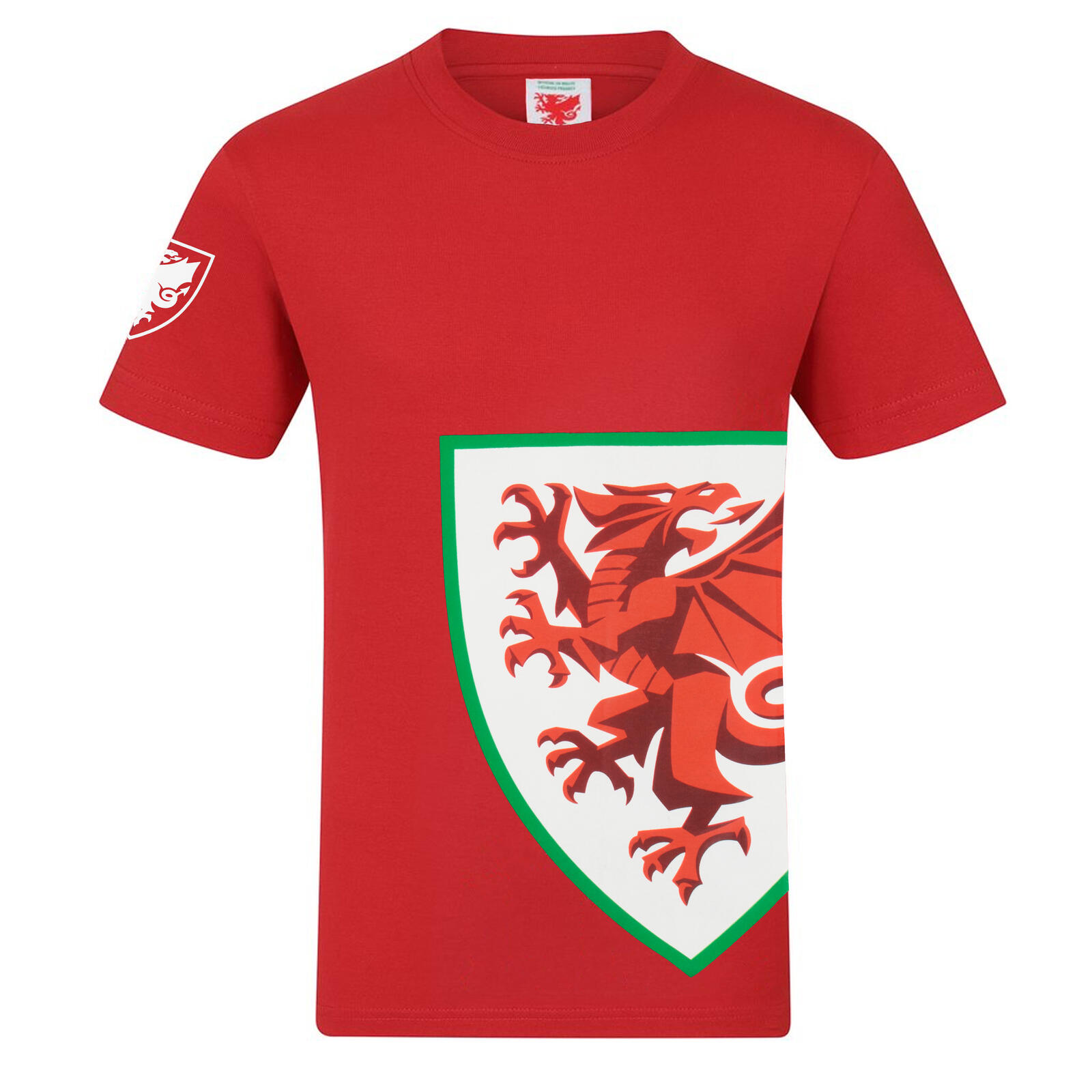 FA WALES Wales Cymru Mens T-Shirt Graphic FAW OFFICIAL Football Gift
