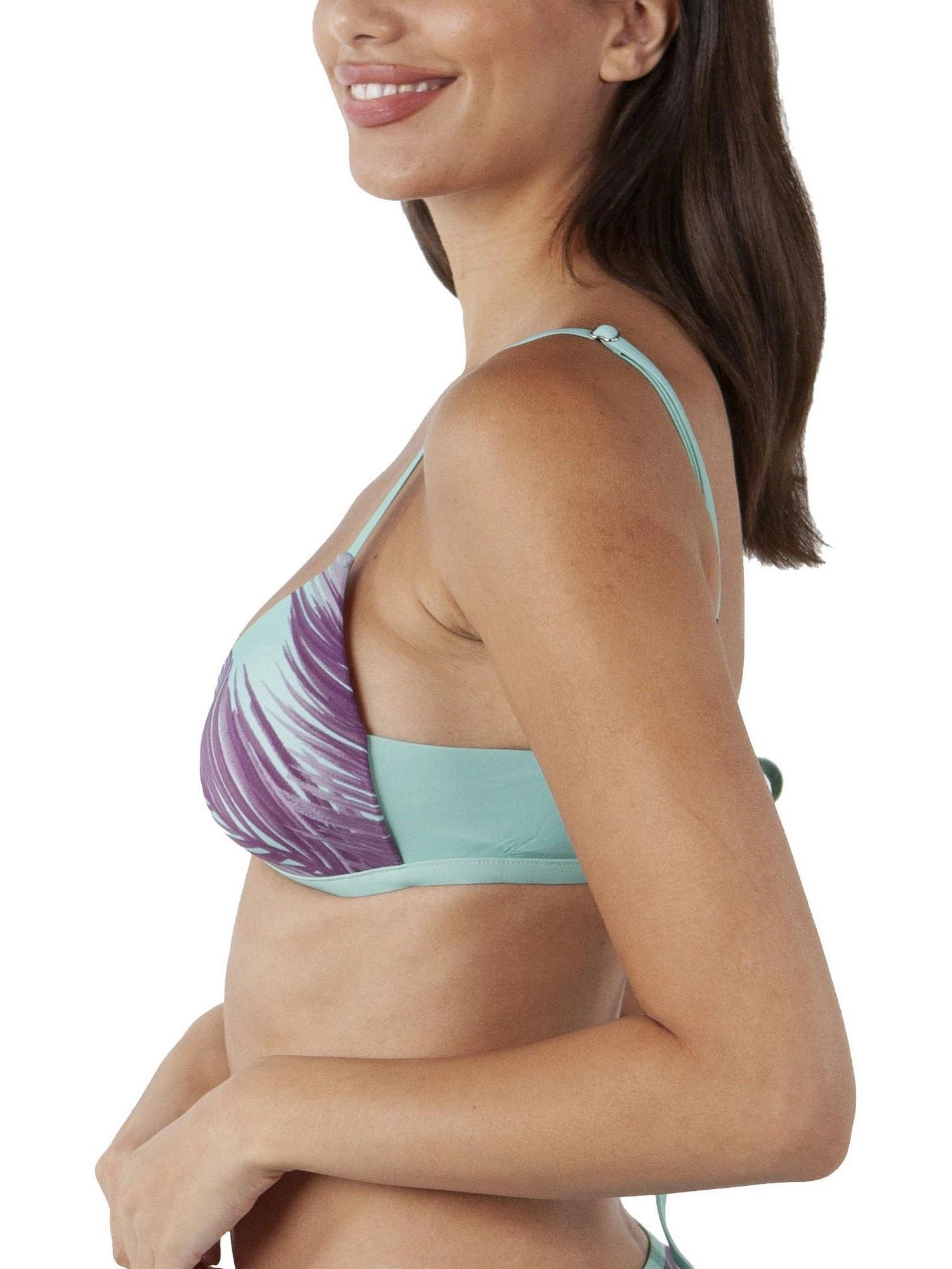 Bikini-Oberteil Tasman Fixed Triangle Damen - grün 2/5