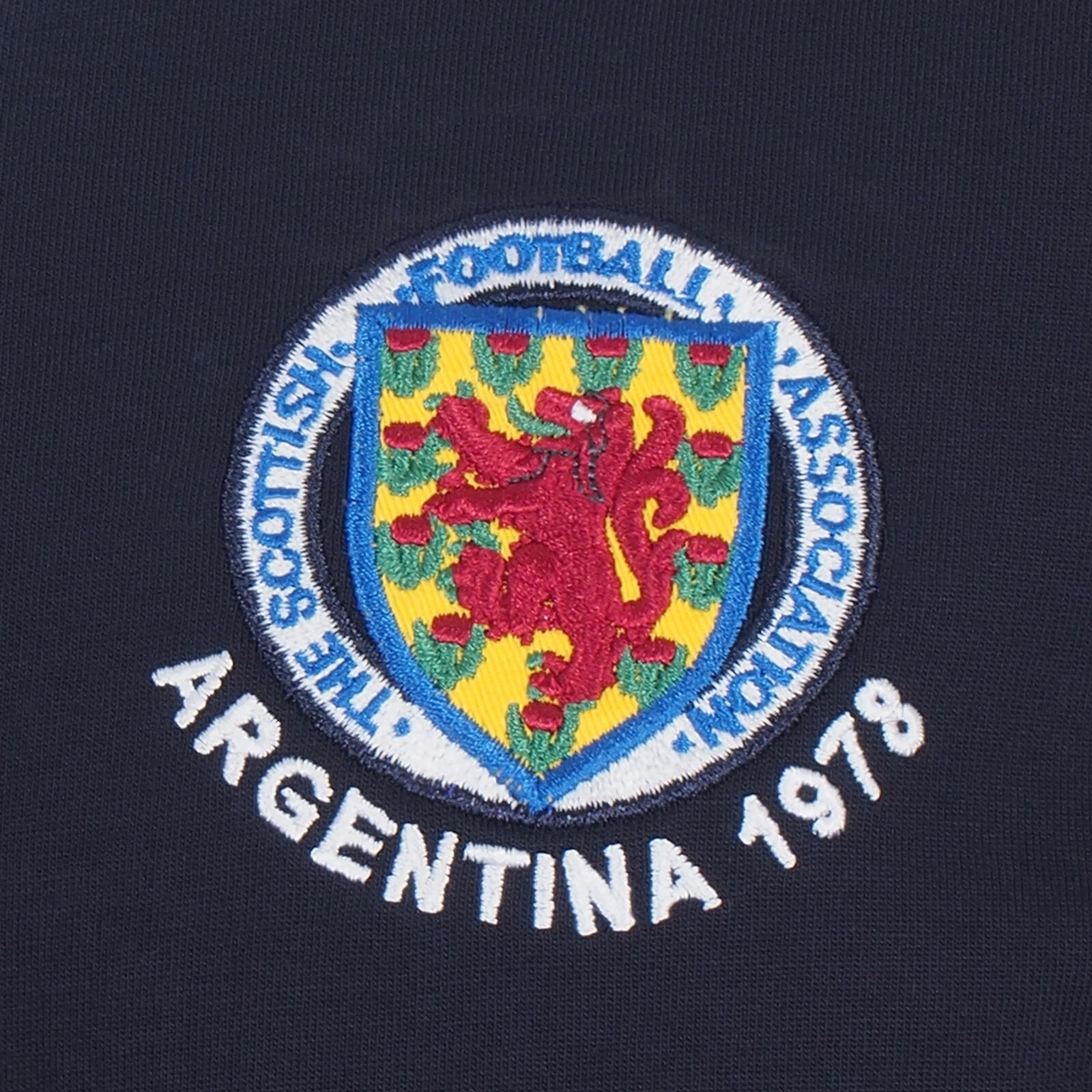 Scotland Official Gift Mens Retro 1967 / 1978 World Cup Football Kit Shirt Navy 3/3