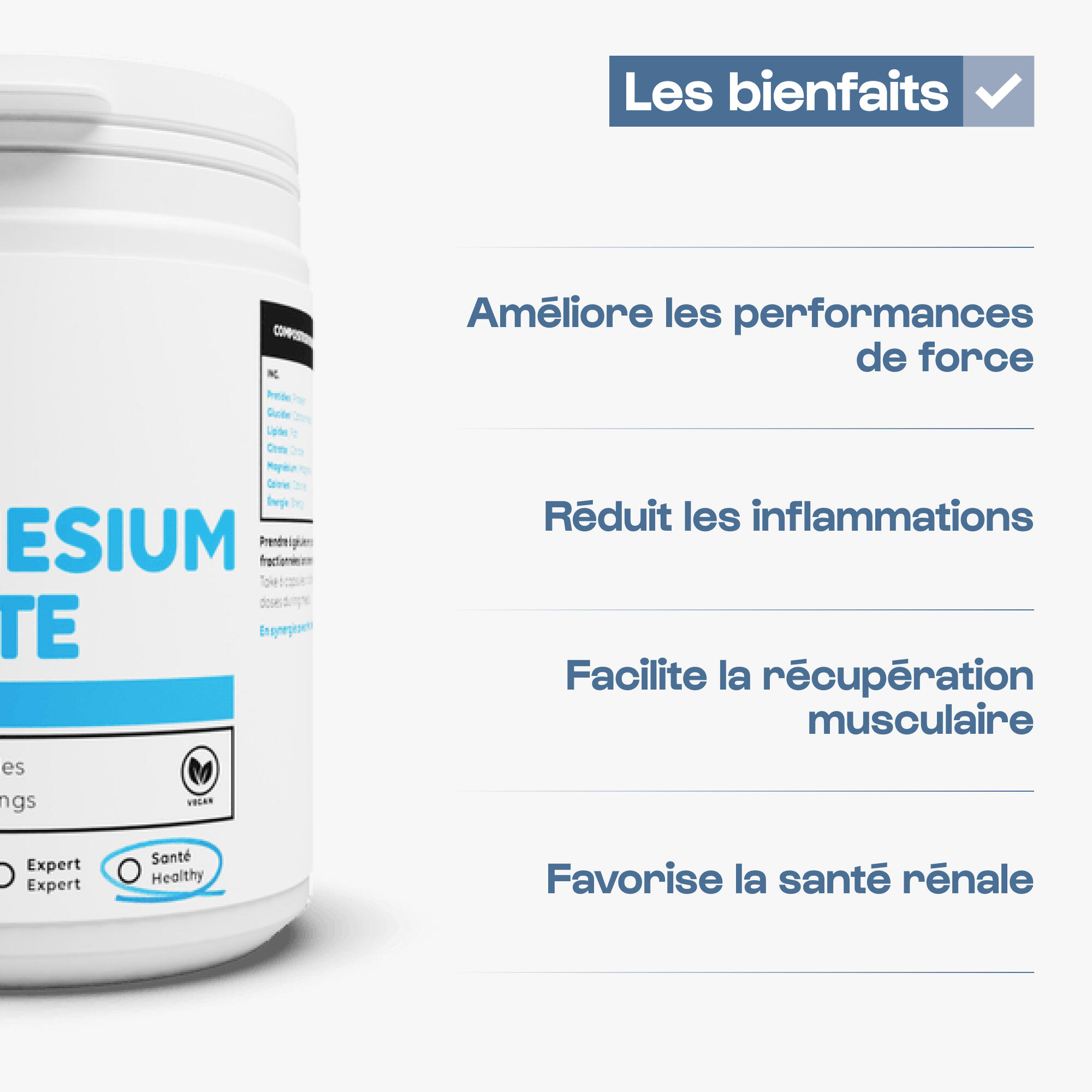 Magnésium - Citrate de Magnésium - 120 Gélules 3/7