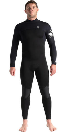 COMBINAISON HOMME C-SKINS SESSION 5/4/3 BACK ZIP BK/BD/WH