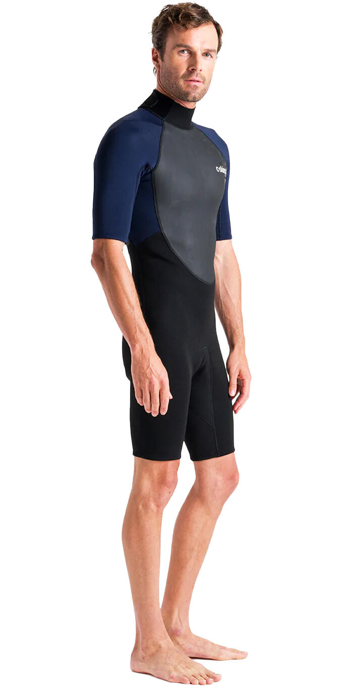 C-Skins Hommes Element 2 3/2mm Back Zip Shorty Combinaison Néoprène - Black / S 3/5