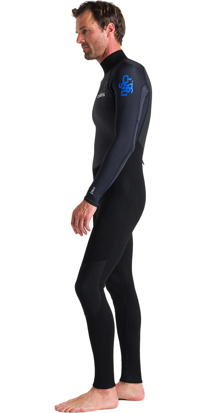 C-Skins Hommes Element 3/2mm Back Zip Combinaison Néoprène - Black / Anthracite 3/5