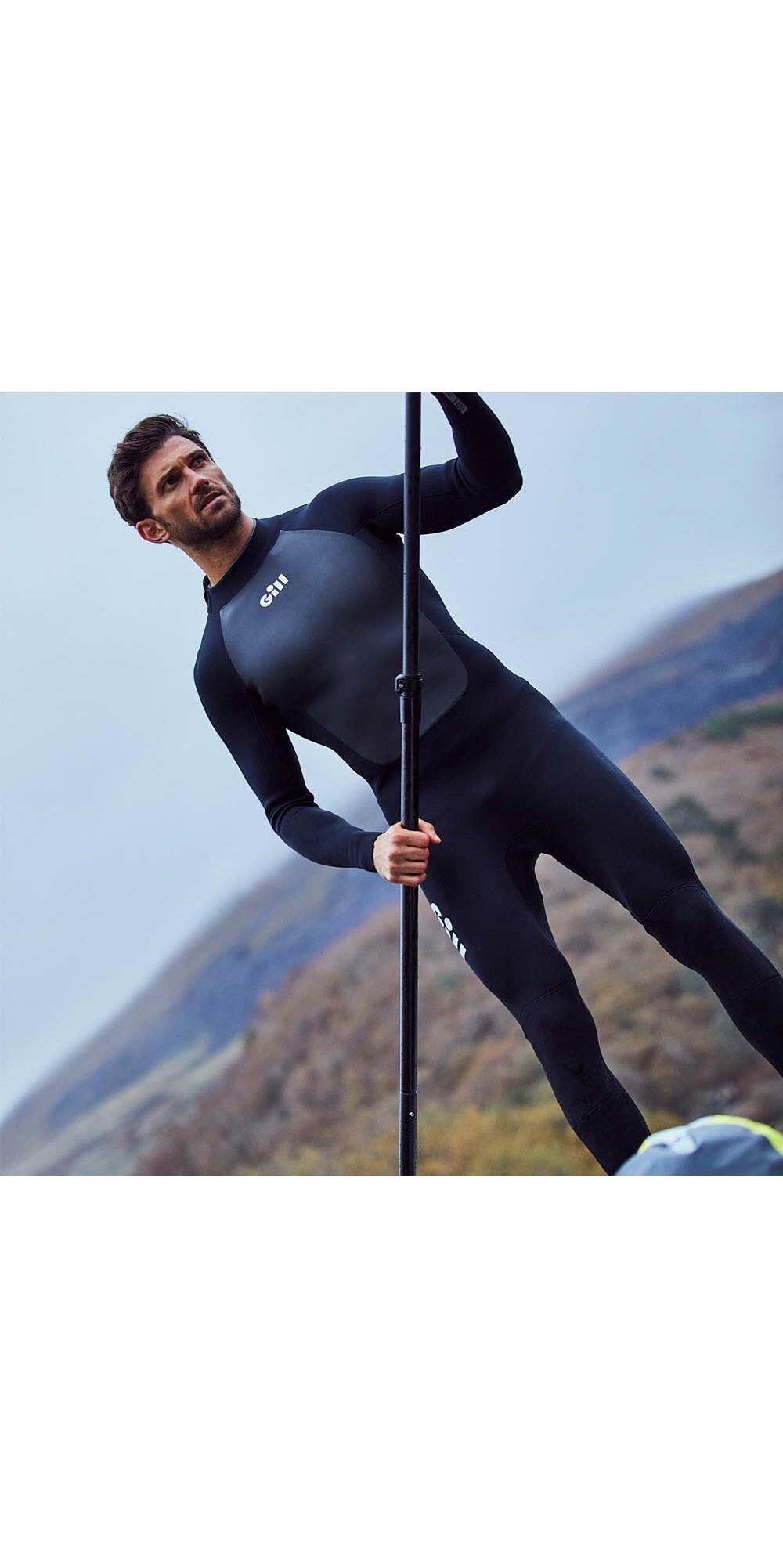 Hombres Pursuit 4/3mm Back Zip Neopreno 4/5