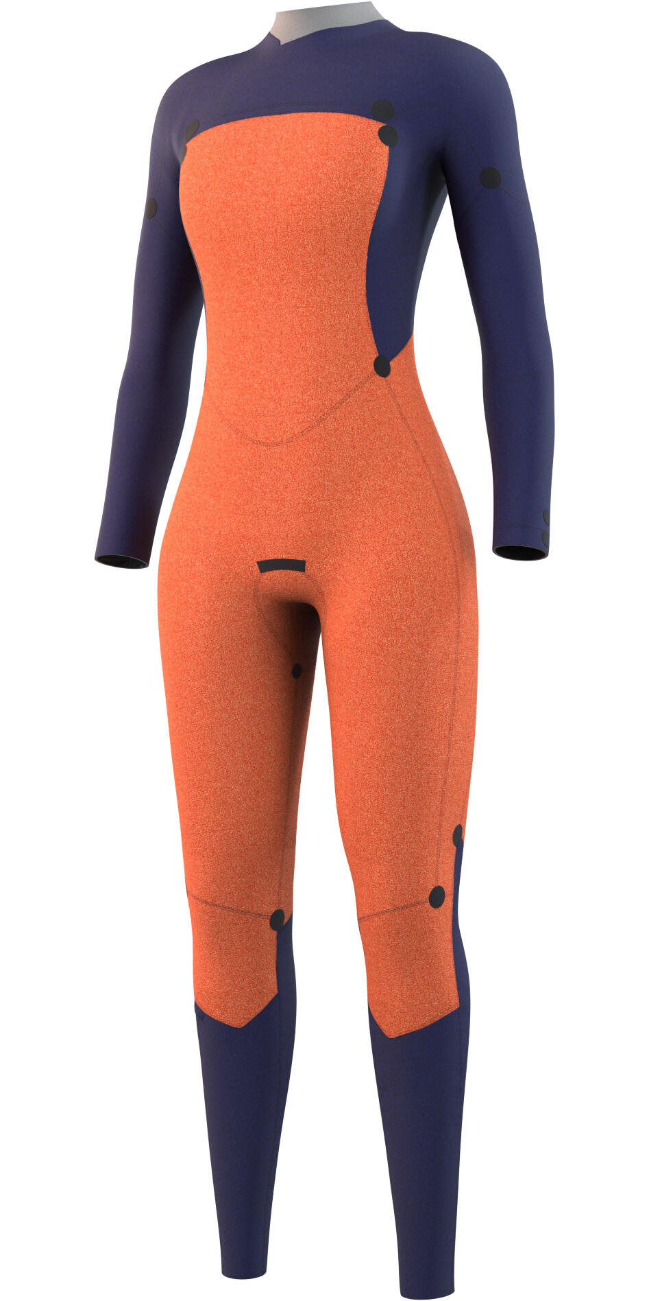 MYSTIC Dazzled Wetsuit 5/3mm Double Donker Blauw 3/7