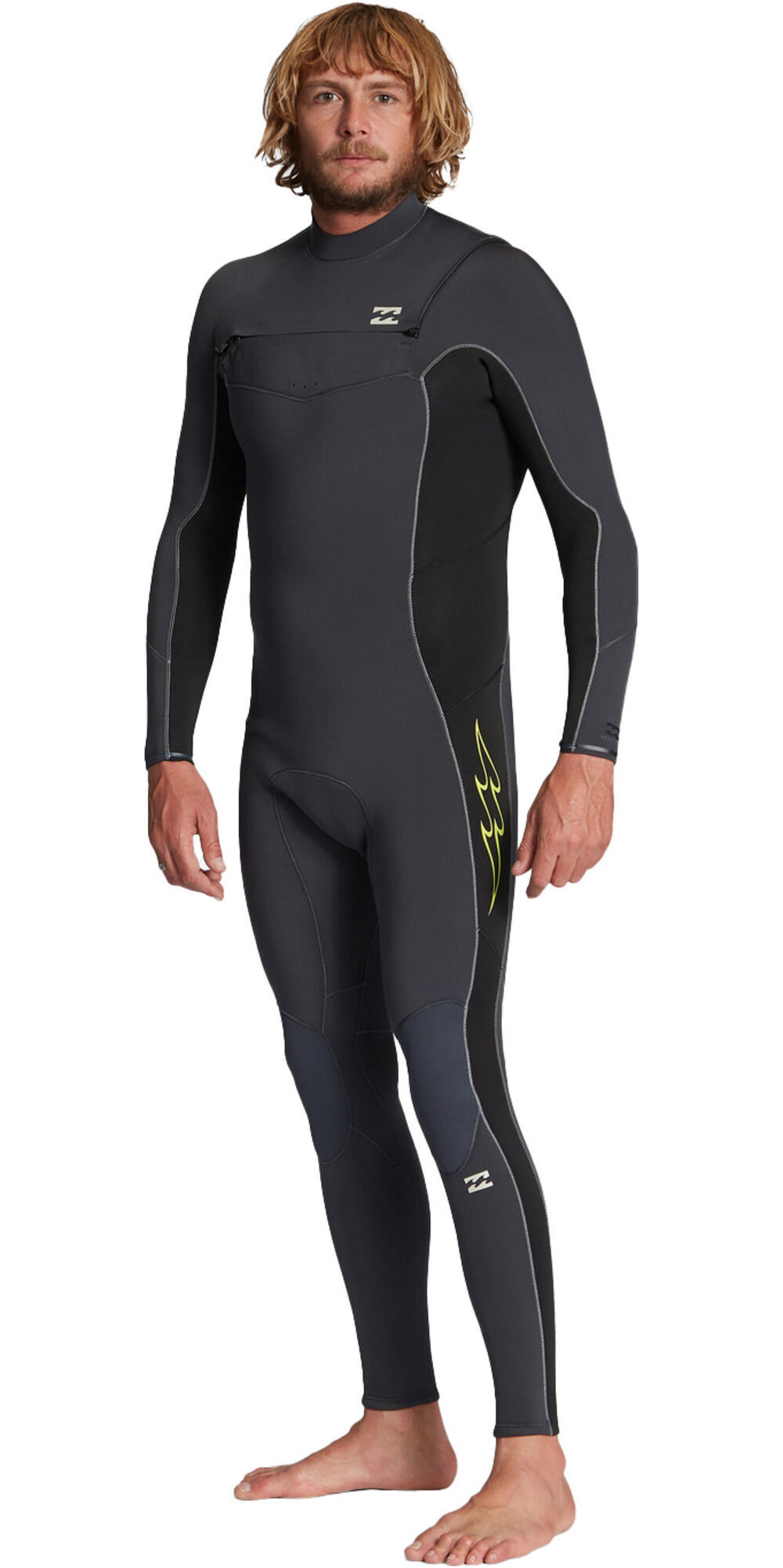 BILLABONG Absolute 3/2mm GBS Chest Zip Wetsuit