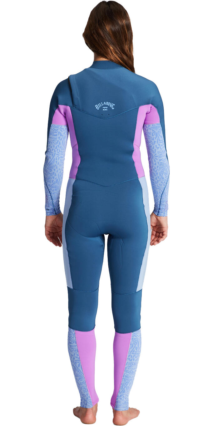 Synergy 3/2mm Chest Zip Wetsuit - Deep Sea 2/4