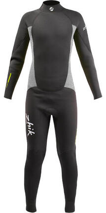Enfants 3/2mm Back Zip GBS Combinaison Néoprène - Anthracite