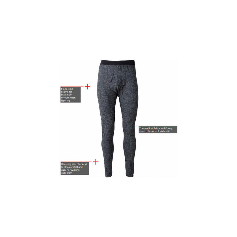 Sous-Couche Leggings Gris Homme
