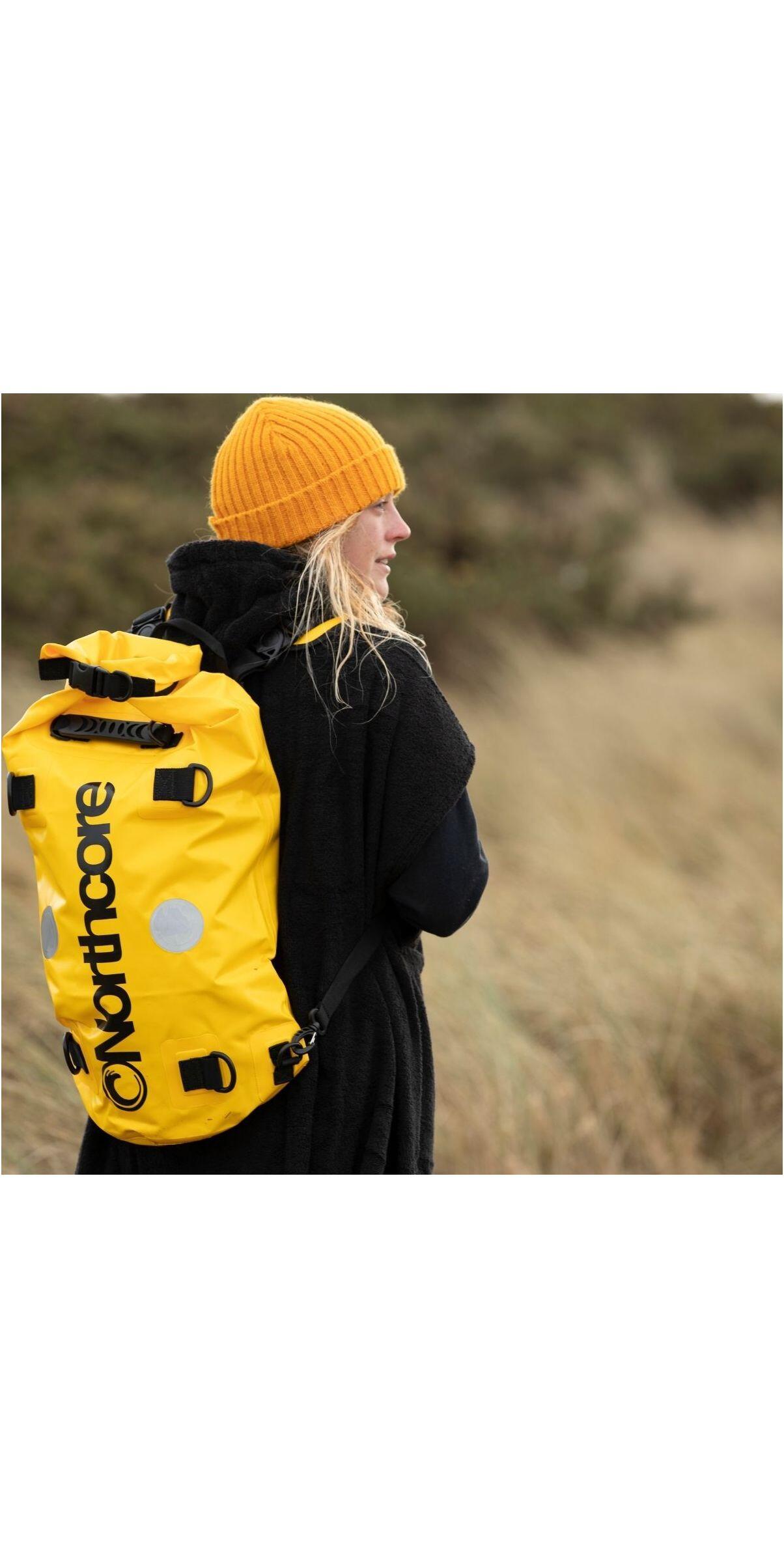 Northcore Dry Bag 20L Backpack - Yellow 4/4