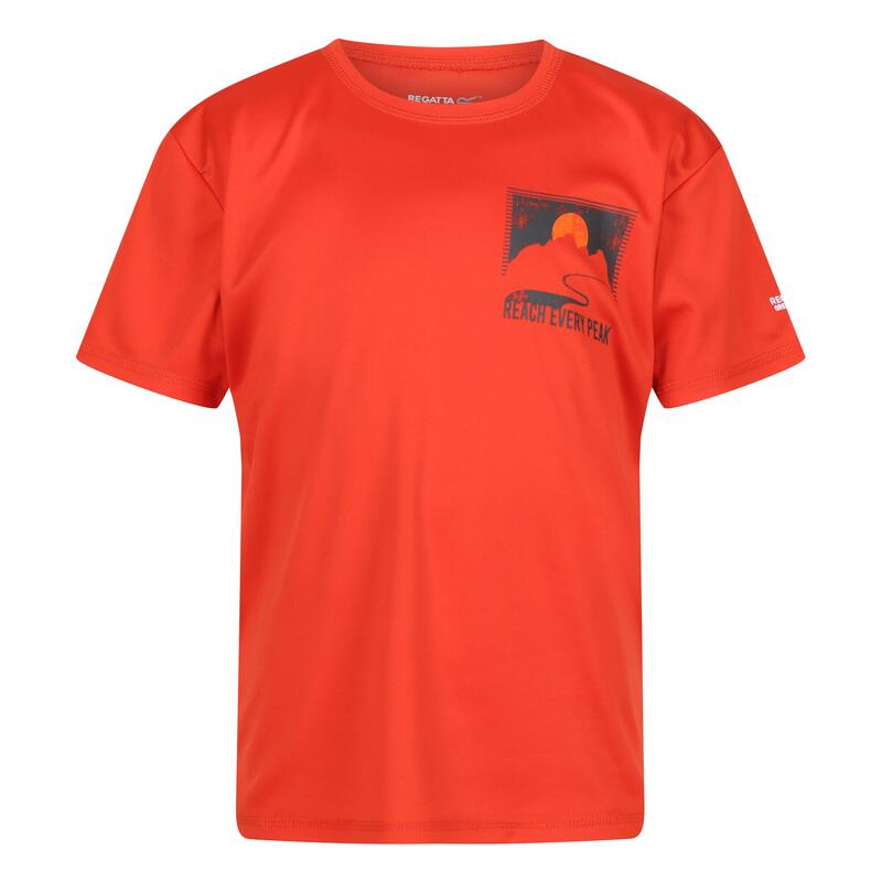 "Alvarado VII" TShirt für Kinder Rost/Orange