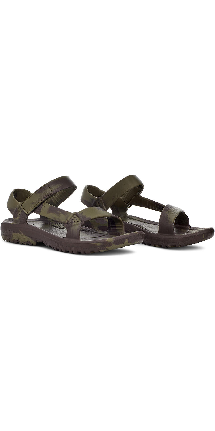 Claquettes Teva Modèle Hurricane Drift Couleur Vert 7/7