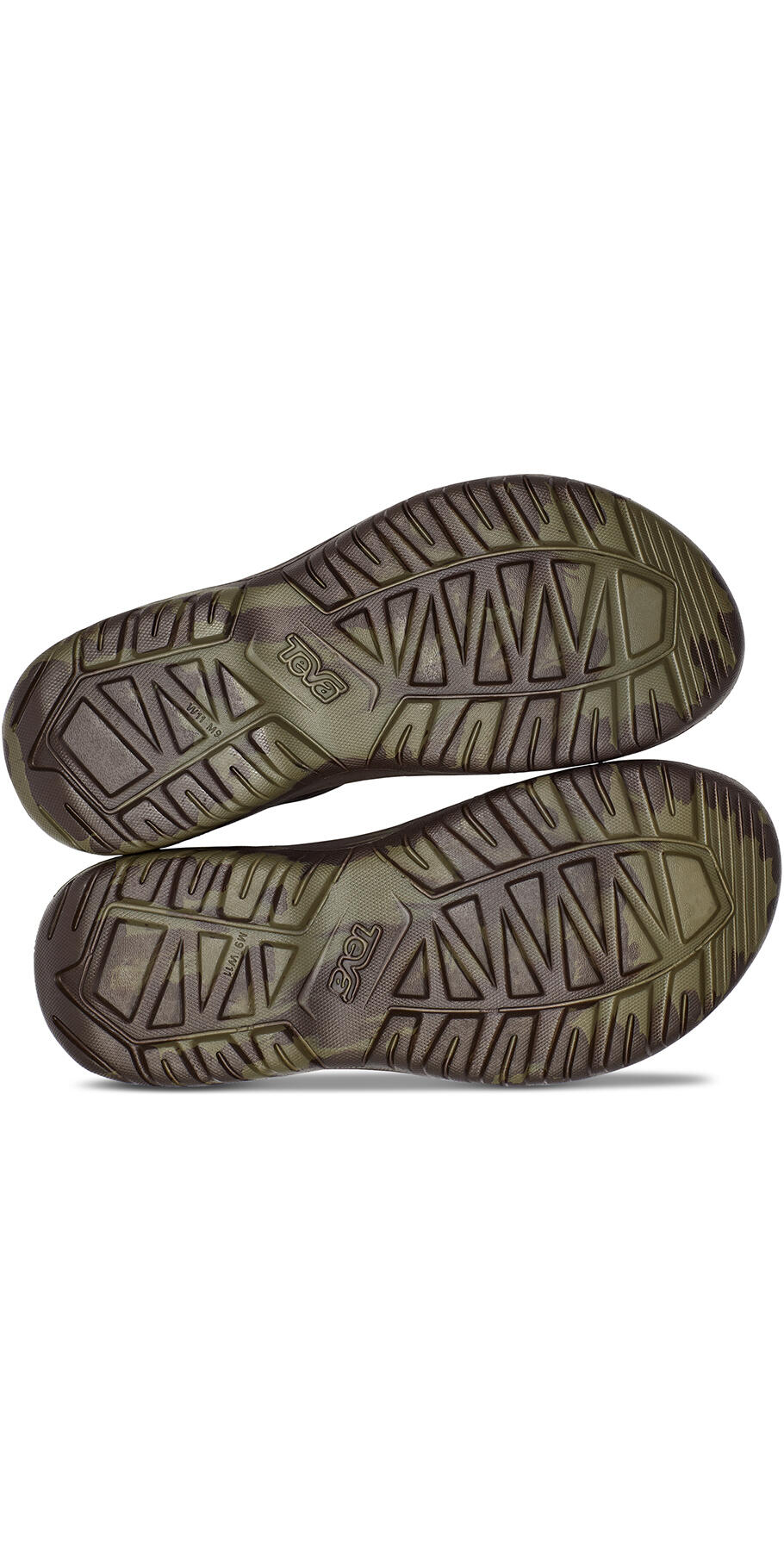 Claquettes Teva Modèle Hurricane Drift Couleur Vert 6/7