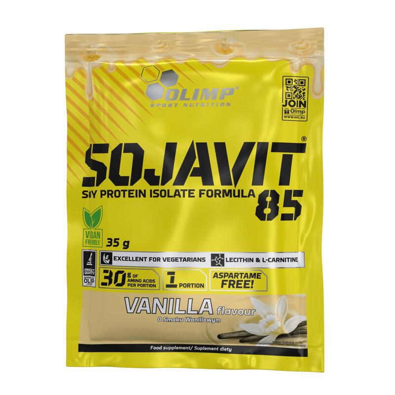 Białko wegetariańskie Olimp Sojavit® 85 - 35 g Wanilia