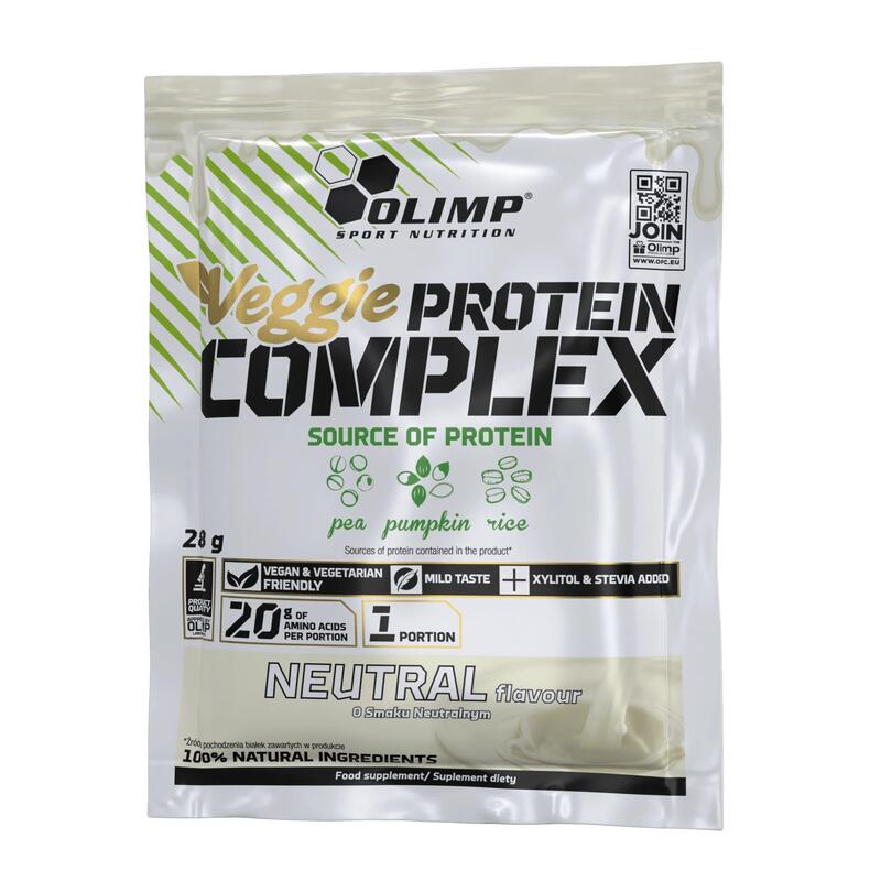 Białko wegetariańskie Olimp Veggie Protein Complex - 28 g bezsmakowy