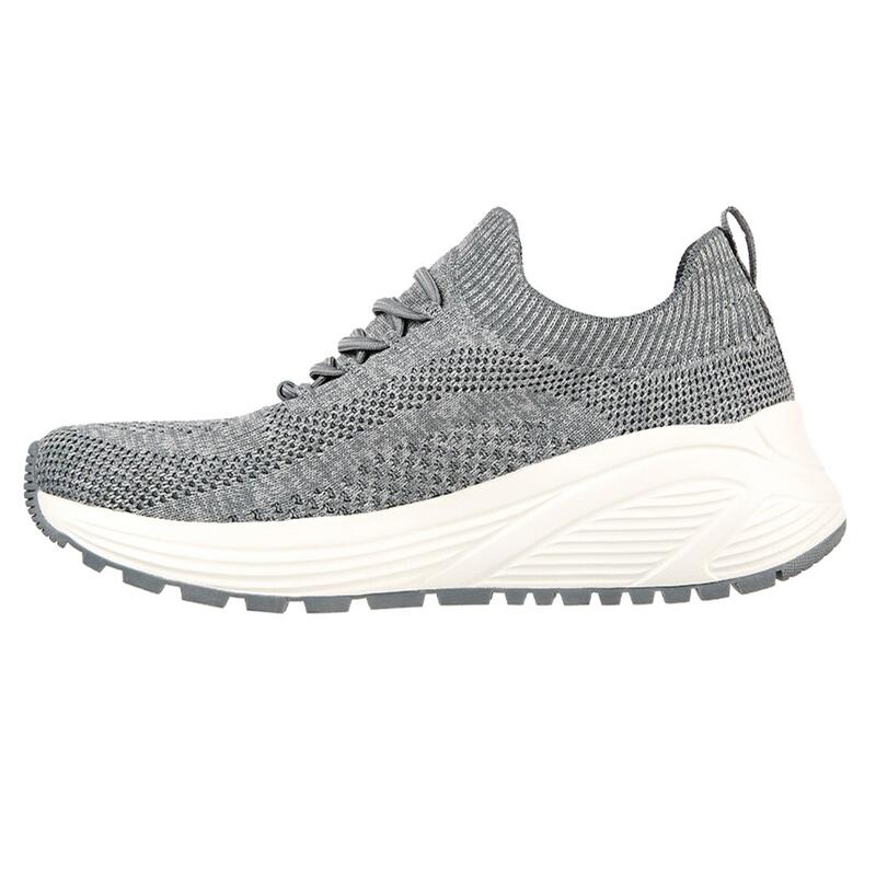 Zapatillas Deportivas Caminar Mujer Skechers 117256_GRY Grises con Cordones