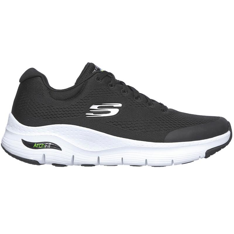 Zapatillas Caminar Hombre Skechers Arch Fit Negras con Cordones