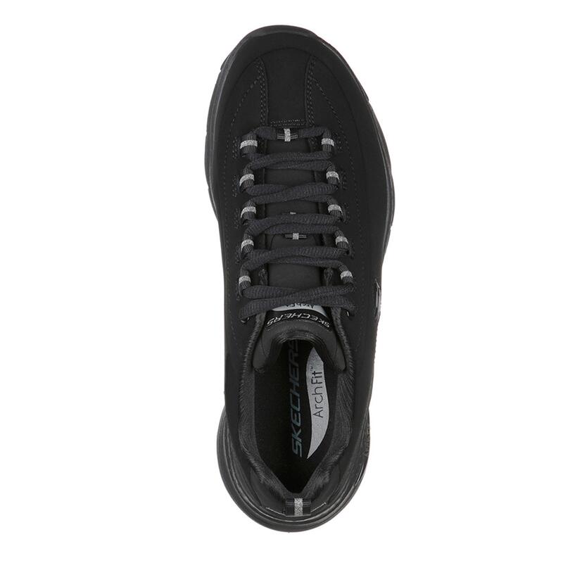 Zapatillas Deportivas Caminar Mujer Skechers 149147_BBK Negras con Cordones