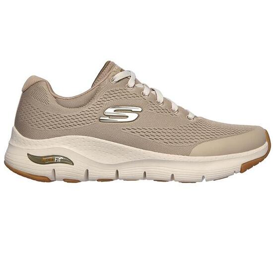Zapatillas Caminar Hombre Skechers Arch Fit Negras con Cordones