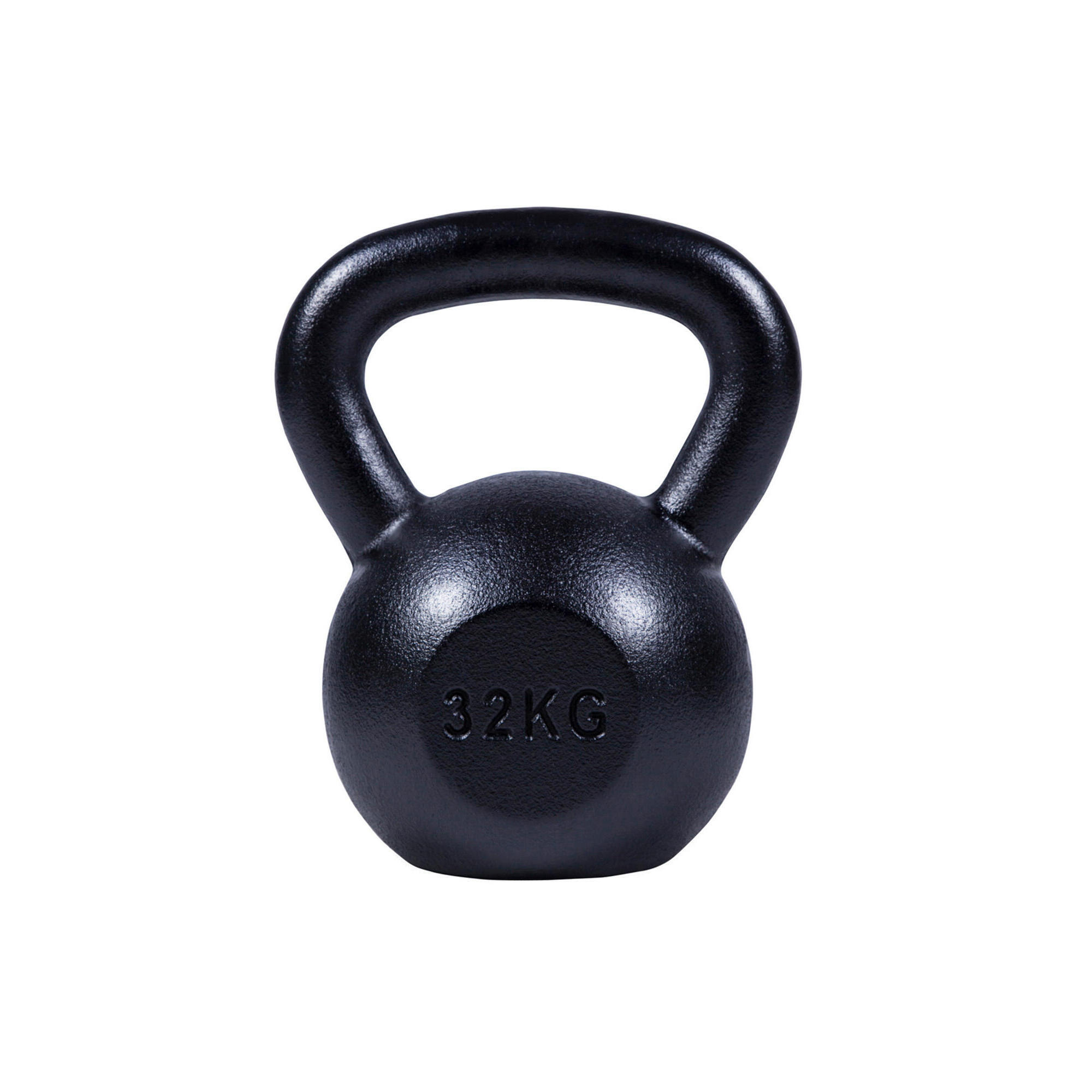 Gorilla Sports - Kettlebell En Fonte Noire | Musculation | Poids Au Choix - Kettlebell - Noir - Decathlon