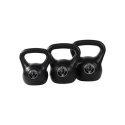 Kettlebells - Kunststof - 8 kg, 10 kg & 12 kg - Set van 3