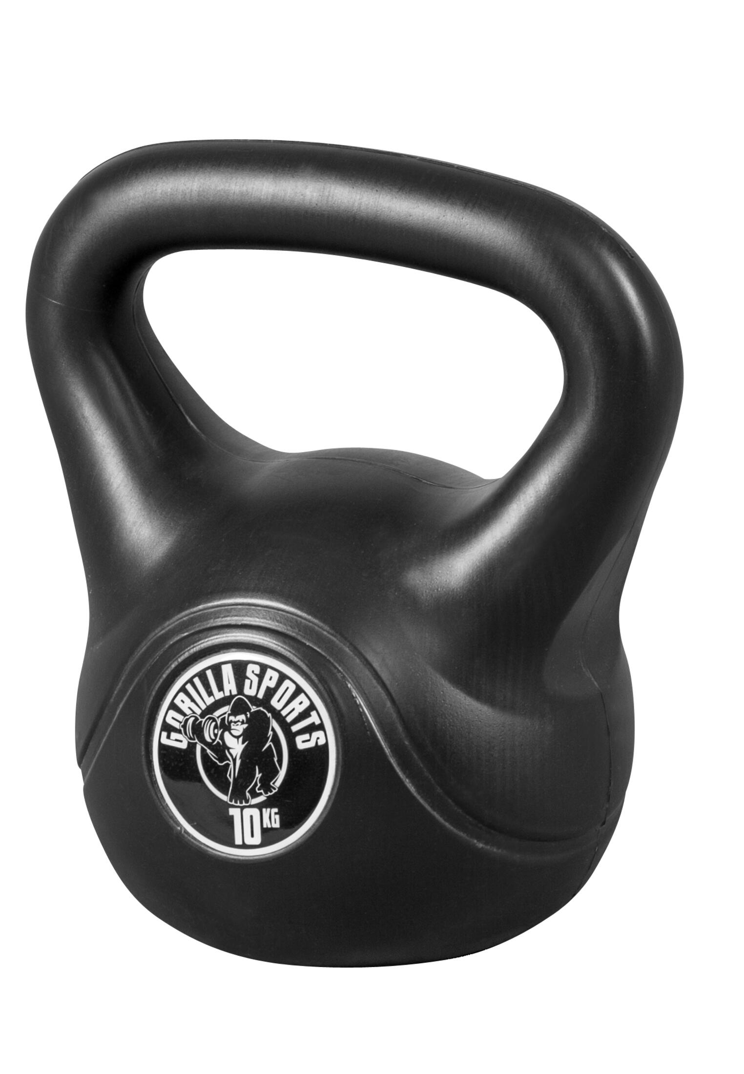 LOT DE 3 KETTLEBELLS NOIRS EN PLASTIQUE | MUSCULATION | 8KG, 10KG ET 12KG 6/7