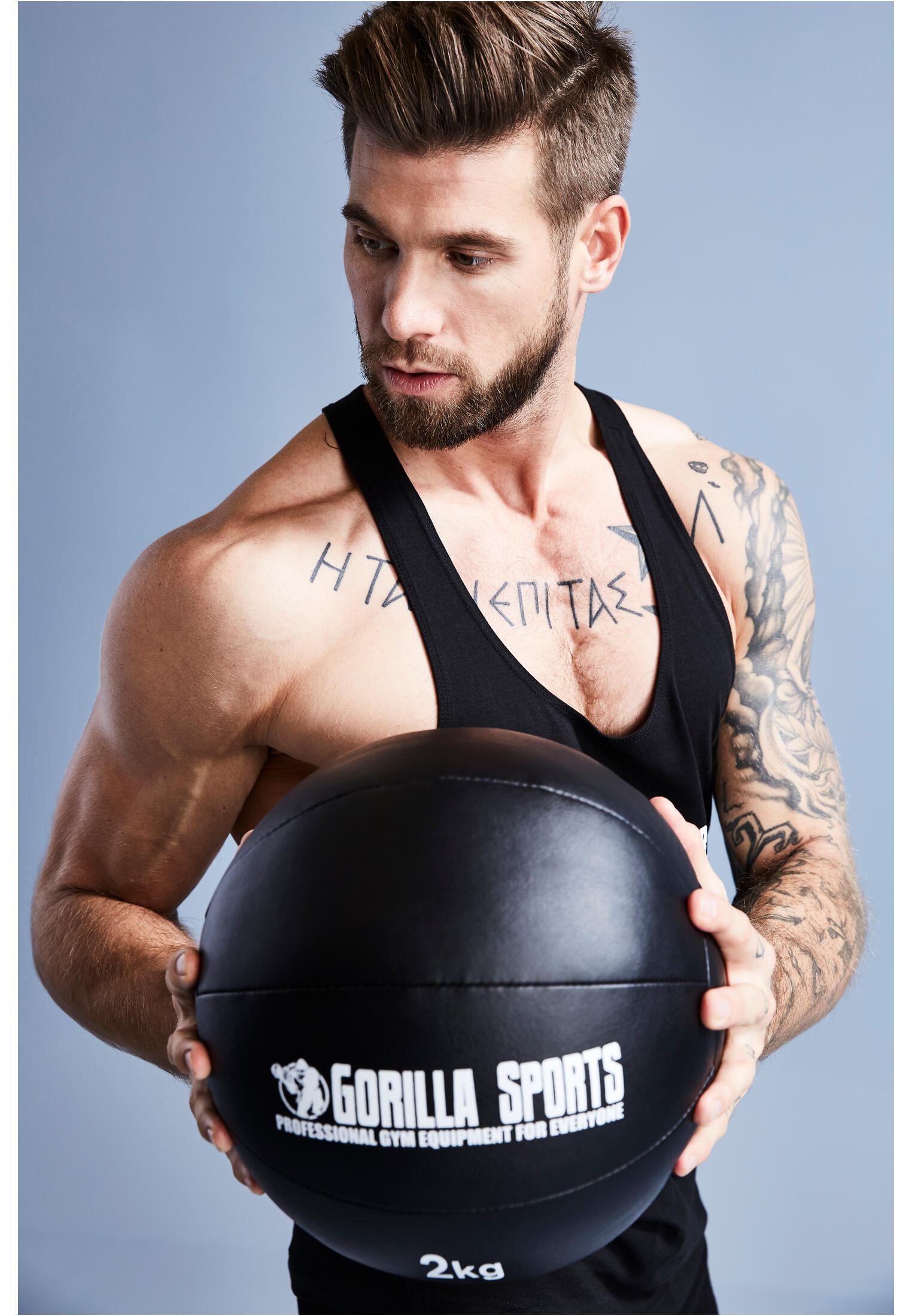 MEDECINE BALL CUIR SYNTHÉTIQUE | MUSCULATION | AU CHOIX DE 1KG À 10KG 5/7