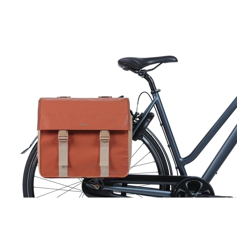 Bolsa de poliéster impermeable para bicicletas con material reflectante Basil Ur