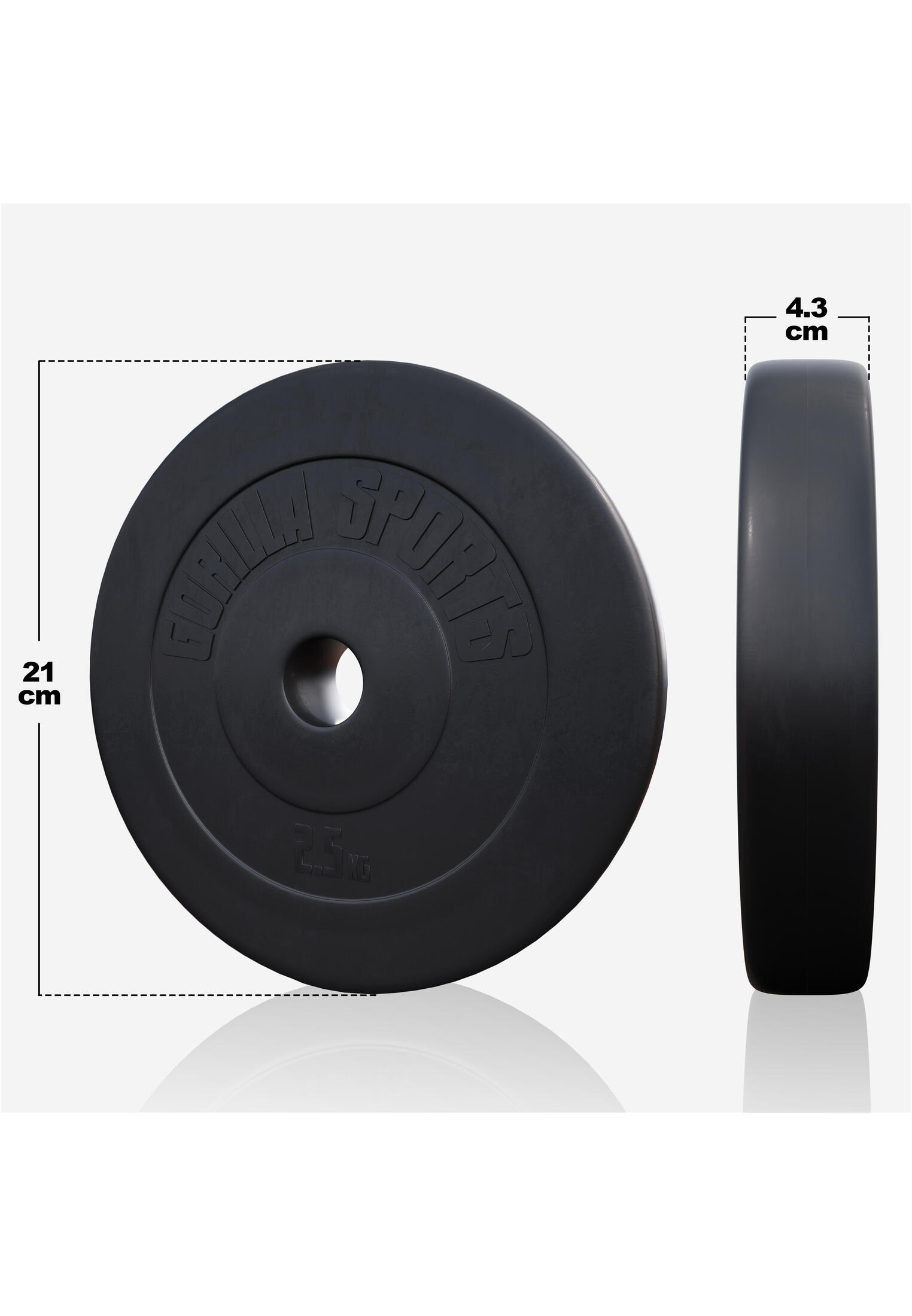 Set d’haltères en plastique 5/7