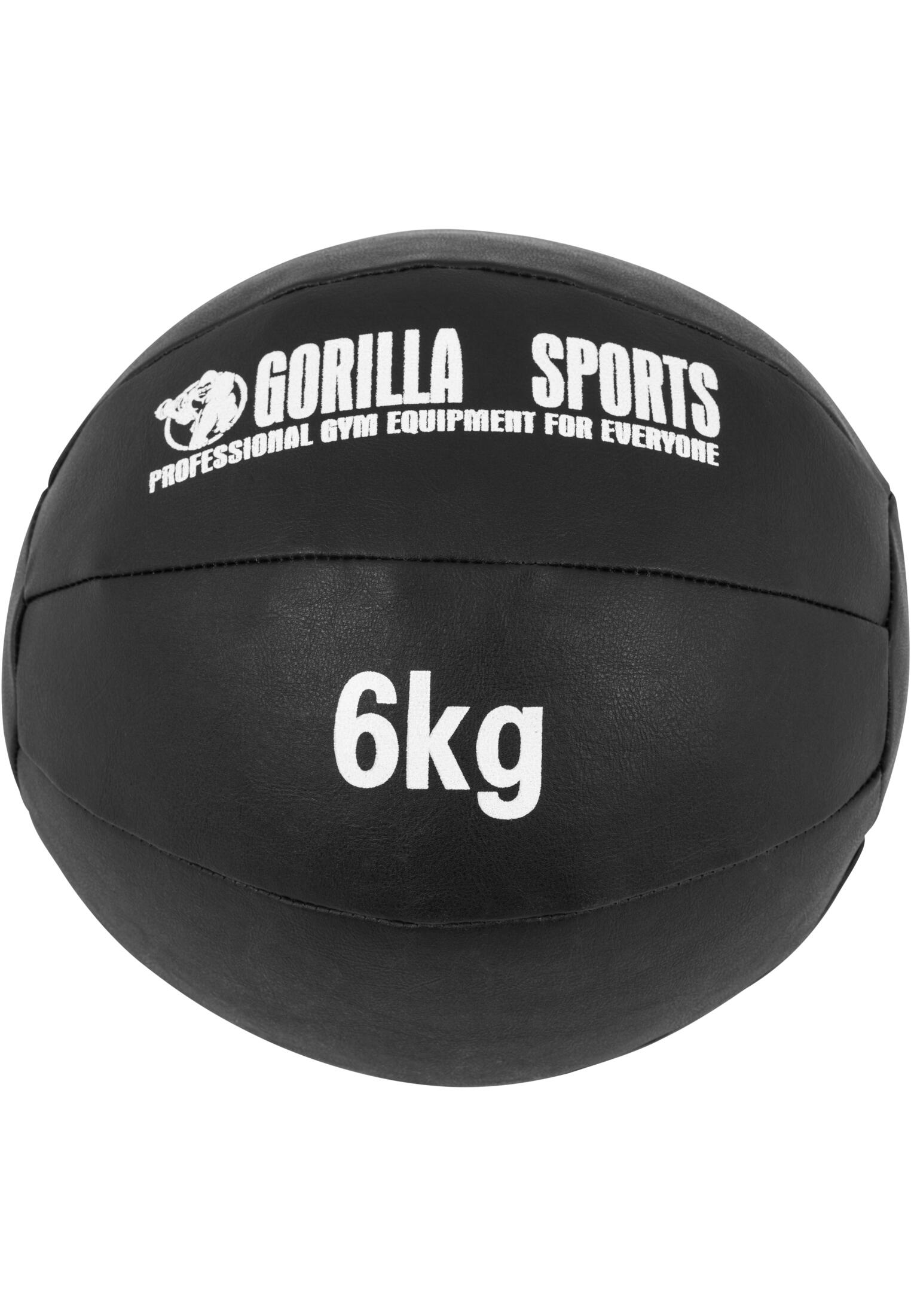 GORILLA SPORTS Medicijnbal - Medicine Ball - Kunstleer - 6 kg